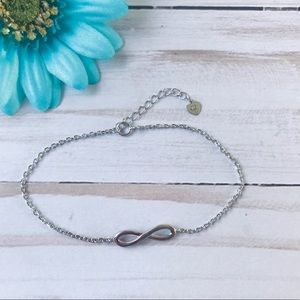 Sterling Silver Infinity Bracelet